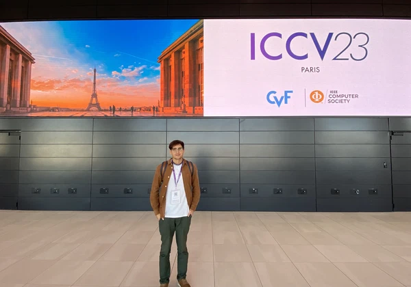 David attended ICCV 2023 in Paris