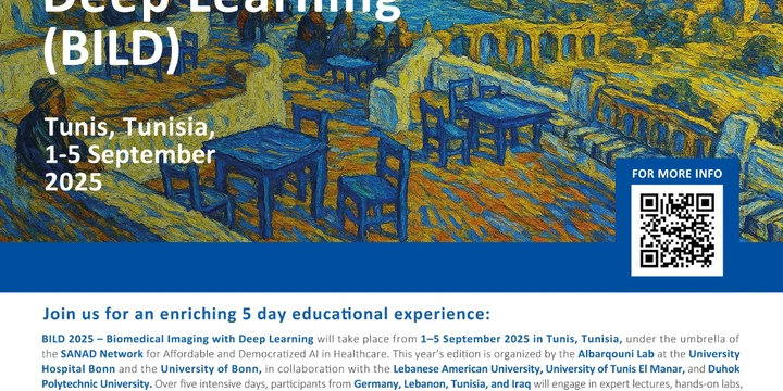 Summer School on Biomedical Imaging with Deep Learning (BILD)